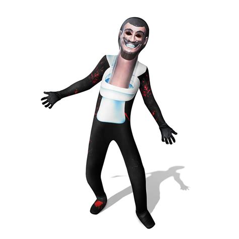 INSTORE Skibidi Toilet Cosplay Costume, Sound Man Camera Horror Game Figure Clothing, Personality TV Man Toilet Man Jumpsuit Cosplay Clothing Props Halloween ₱ 549 ₱1,430